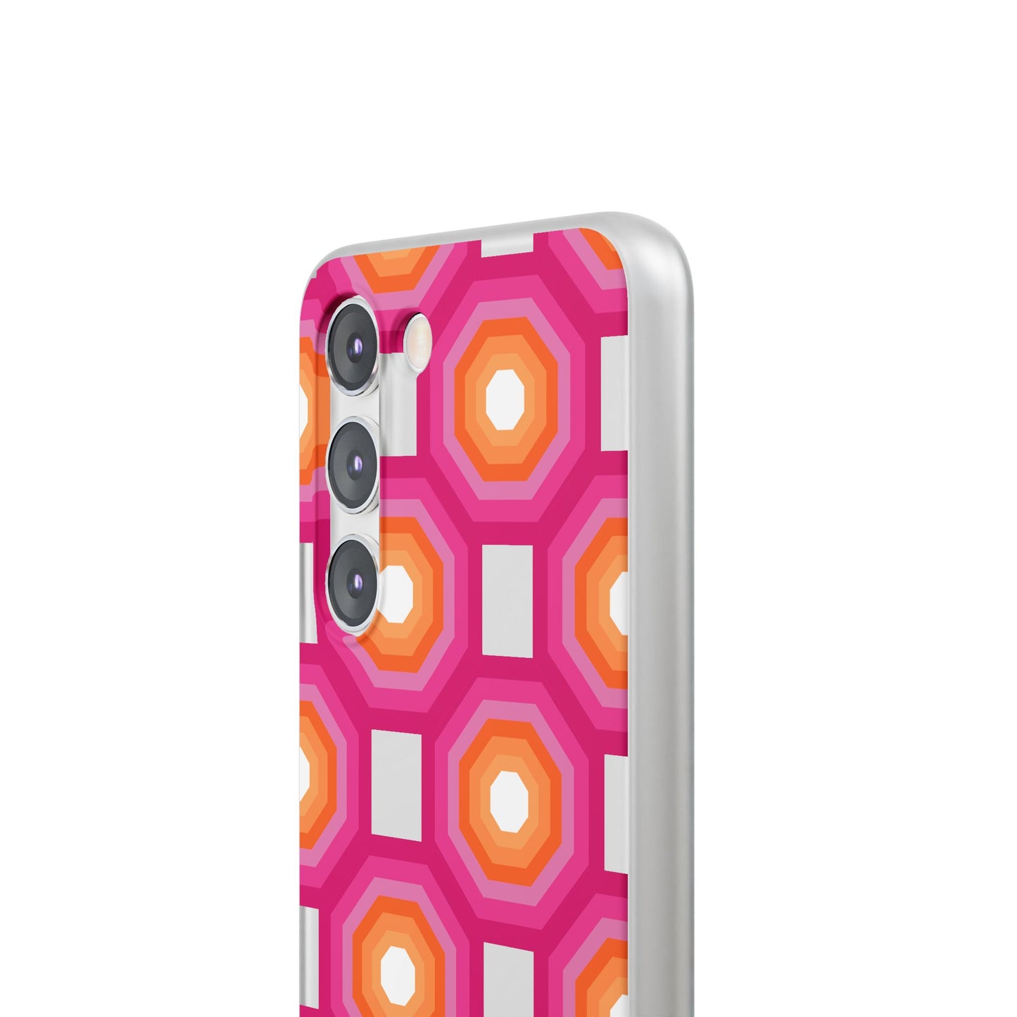 Stylish Geometric Phone Case, Flexible Phone Cover, Unique Modern Design, Perfect Gift, Trendy Accessory, Eco-Friendly Case