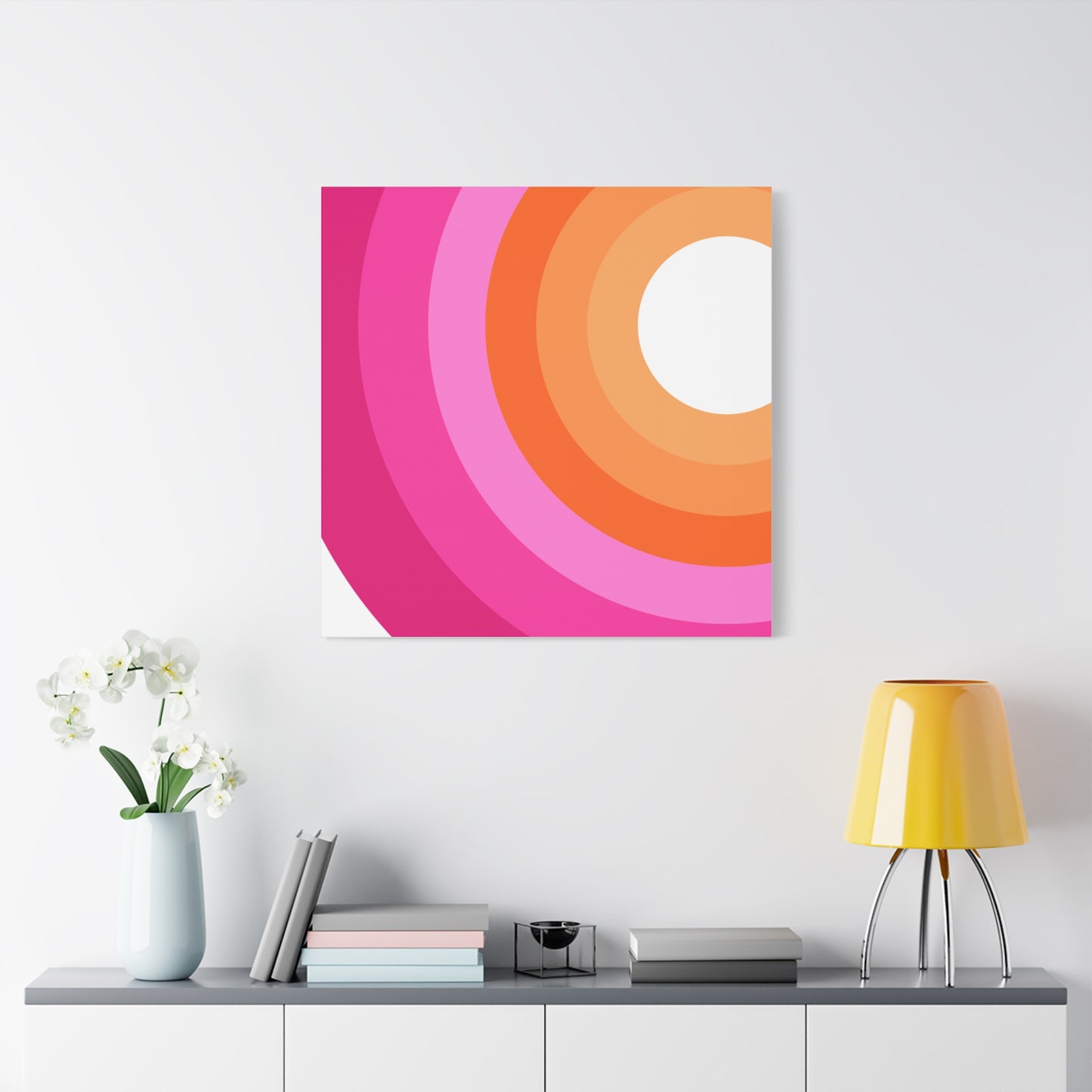 Modern Geometric Canvas Art | Bold Colors, Clean Lines, Creative Energy