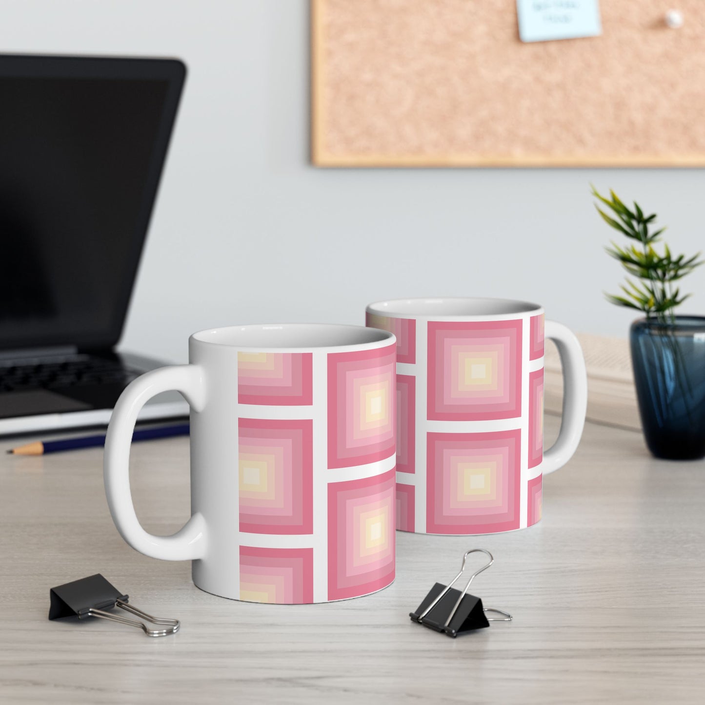 Geo Art Mug – Bold Color, Daily Joy