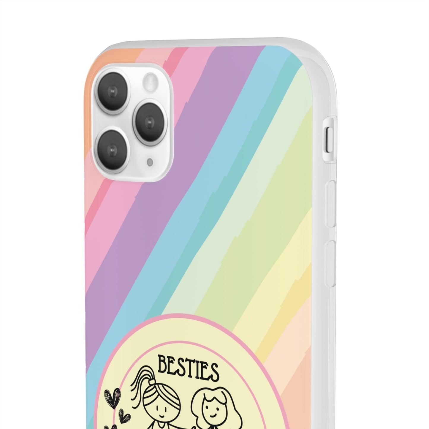 Phone Cases - Pastels Besties Ride or Die | "I'd Cut a Bitch for You"