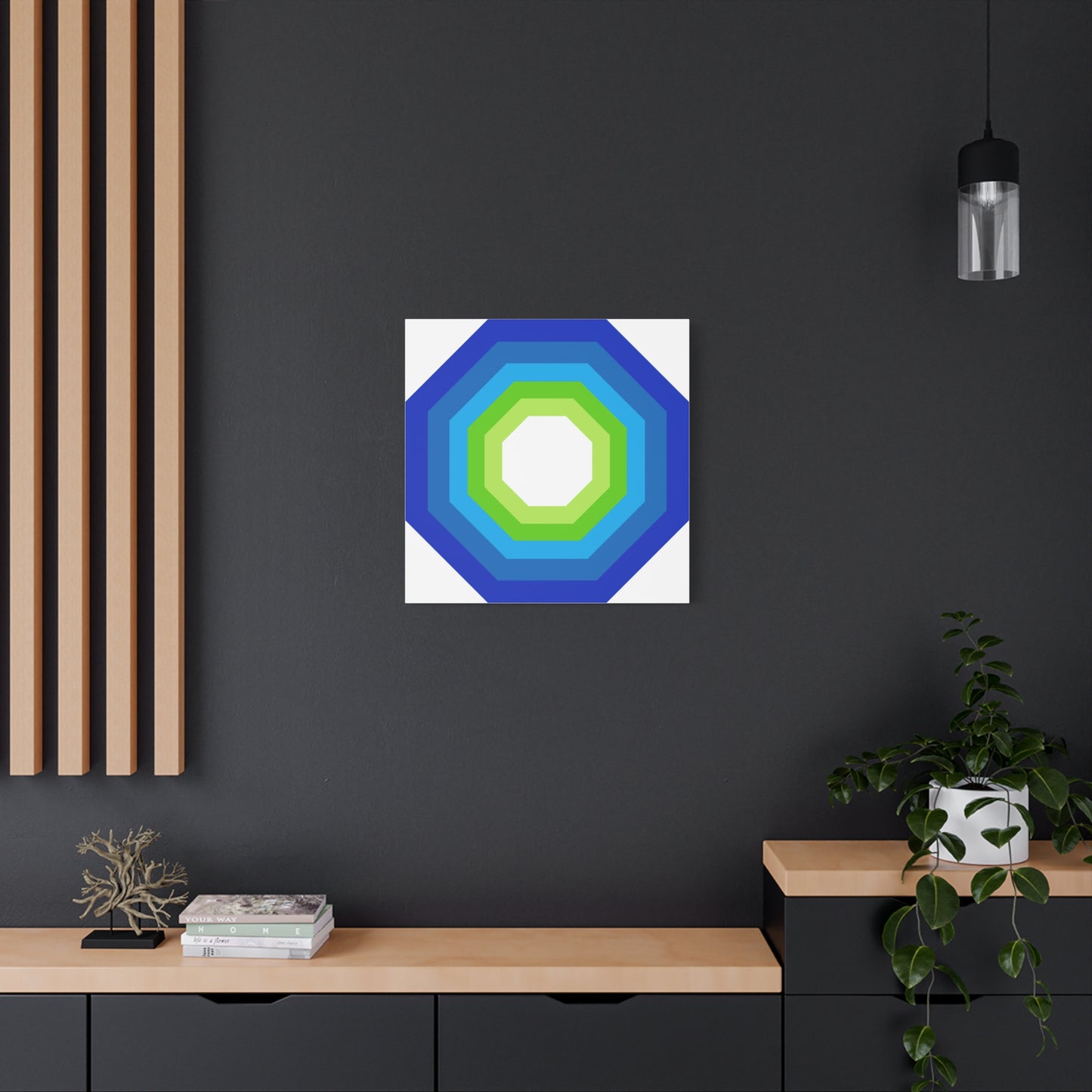 Modern Geometric Canvas Art | Bold Colors, Clean Lines, Creative Energy