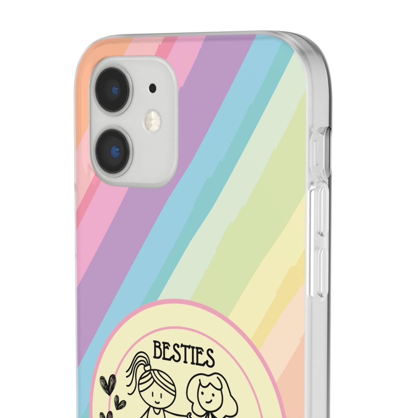 Phone Cases - Pastels Besties Ride or Die | "I'd Cut a Bitch for You"
