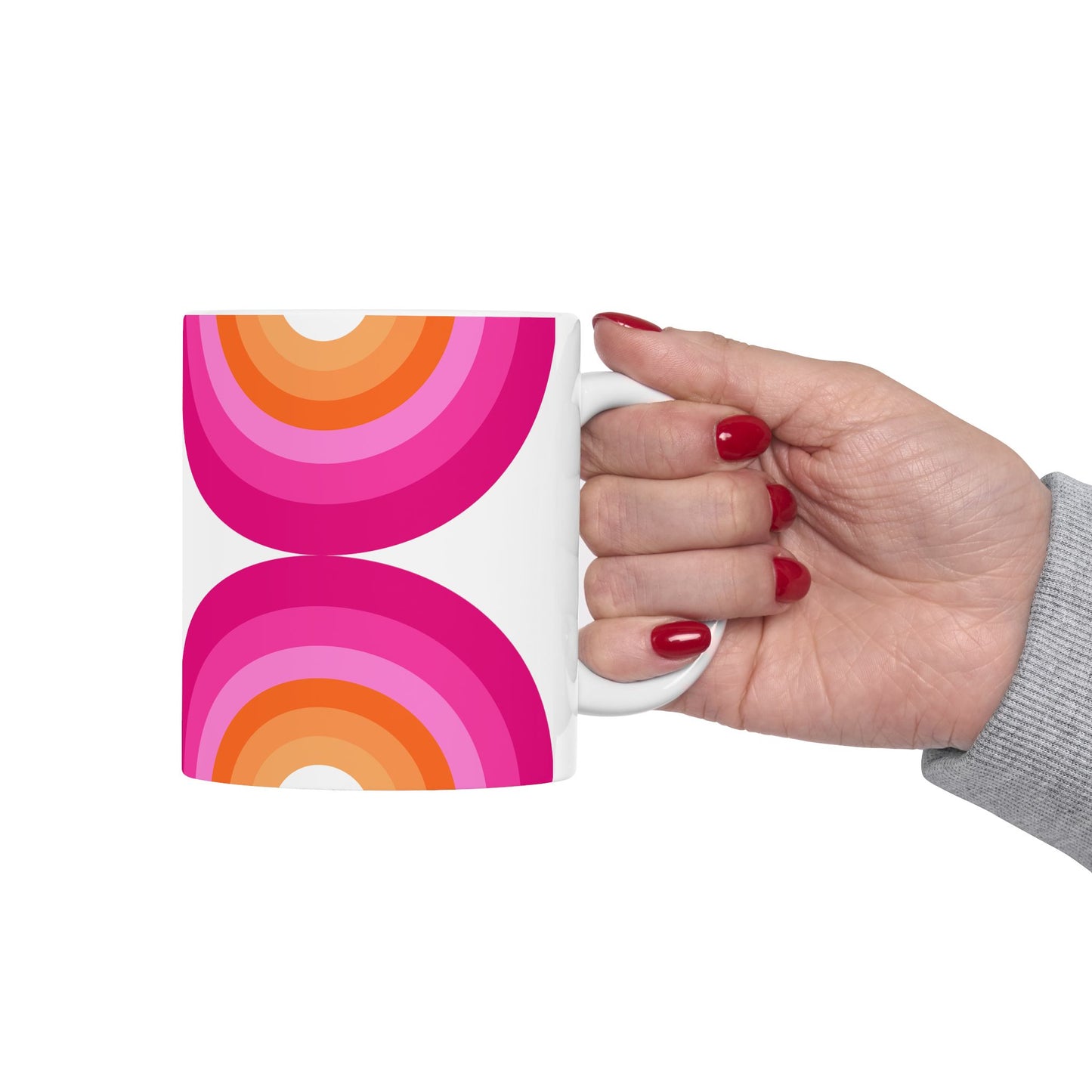 Geo Art Mug – Bold Color, Daily Joy