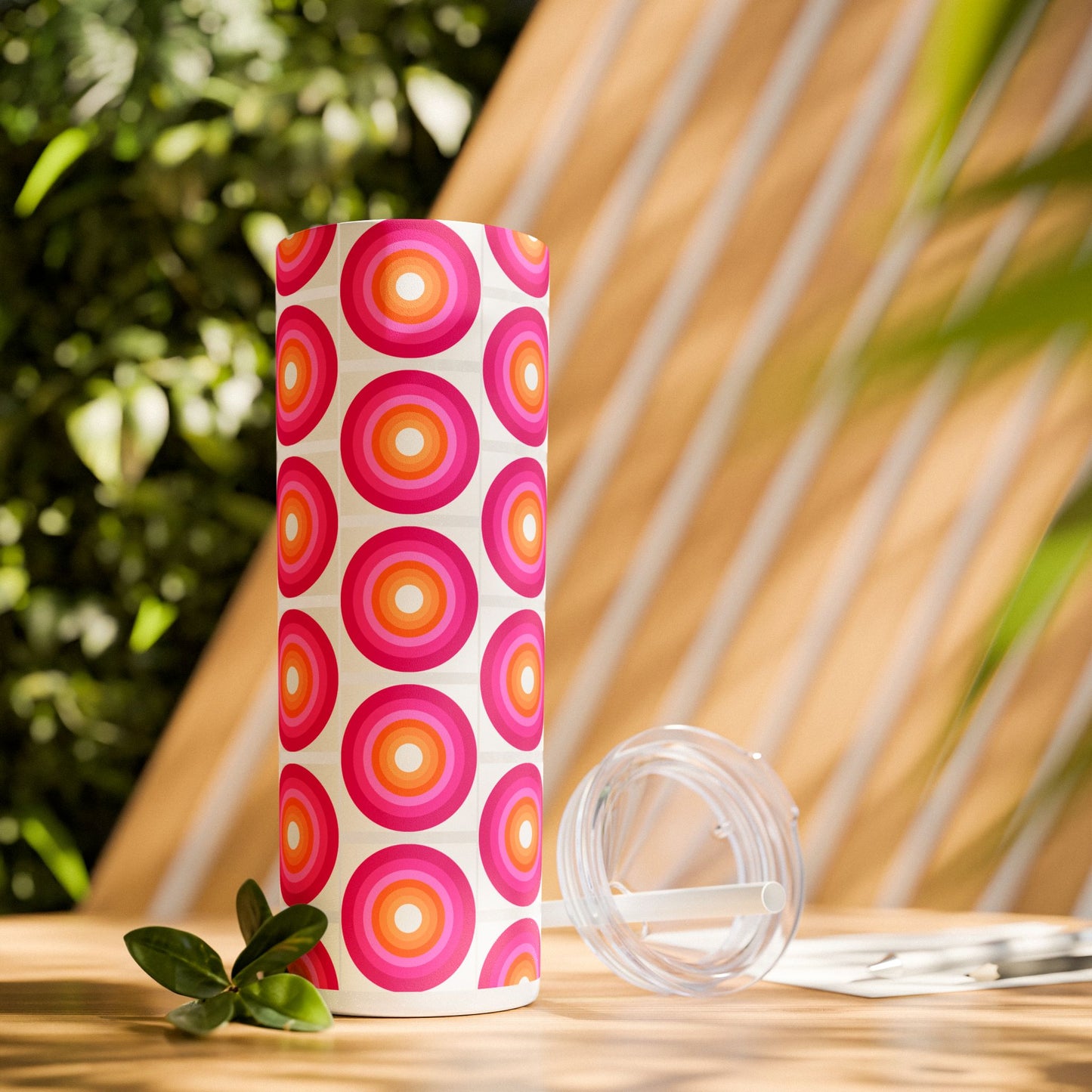 Vibrant. Versatile. Totally Sippable. – 20 oz Skinny Travel Tumbler with Straw