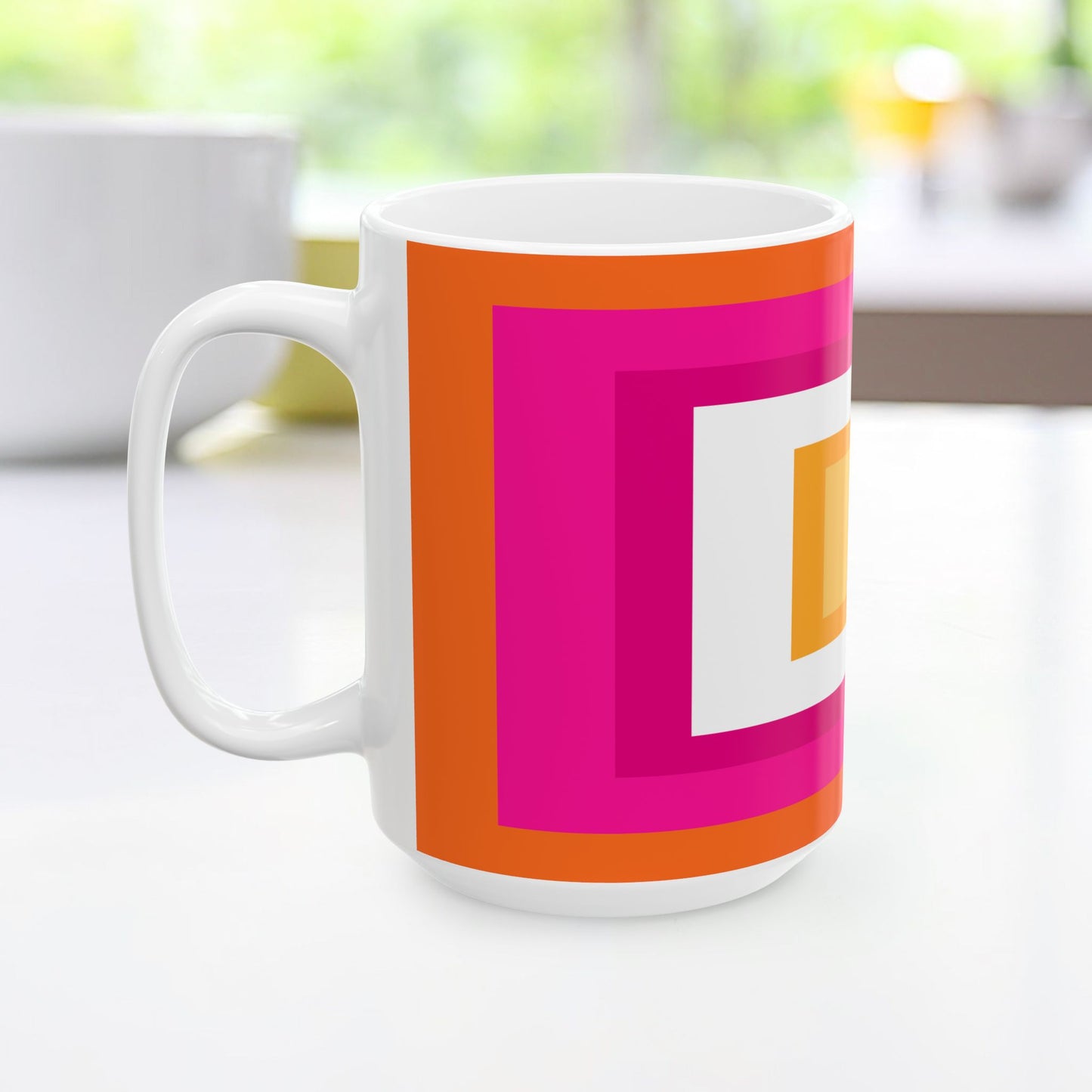 Geo Art Mug – Bold Color, Daily Joy