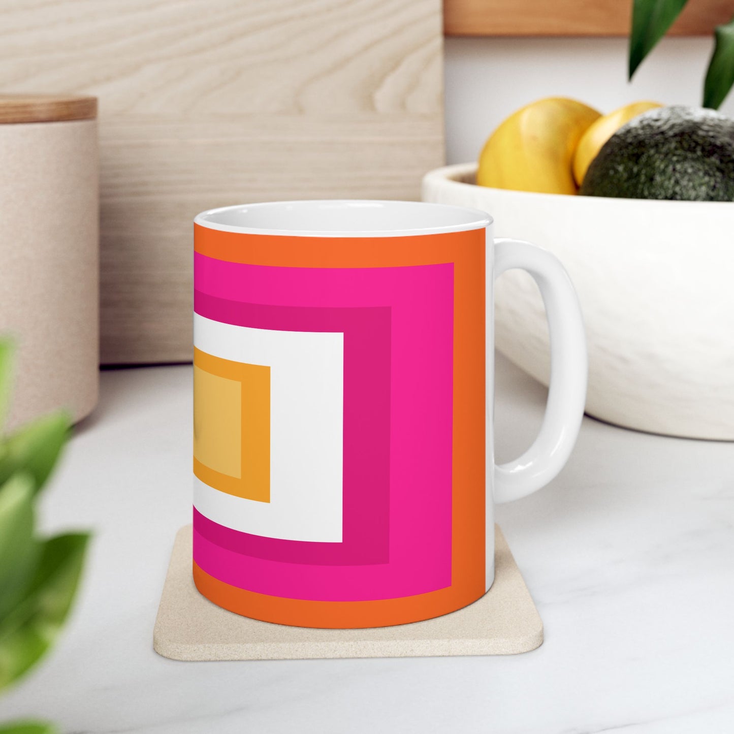 Geo Art Mug – Bold Color, Daily Joy
