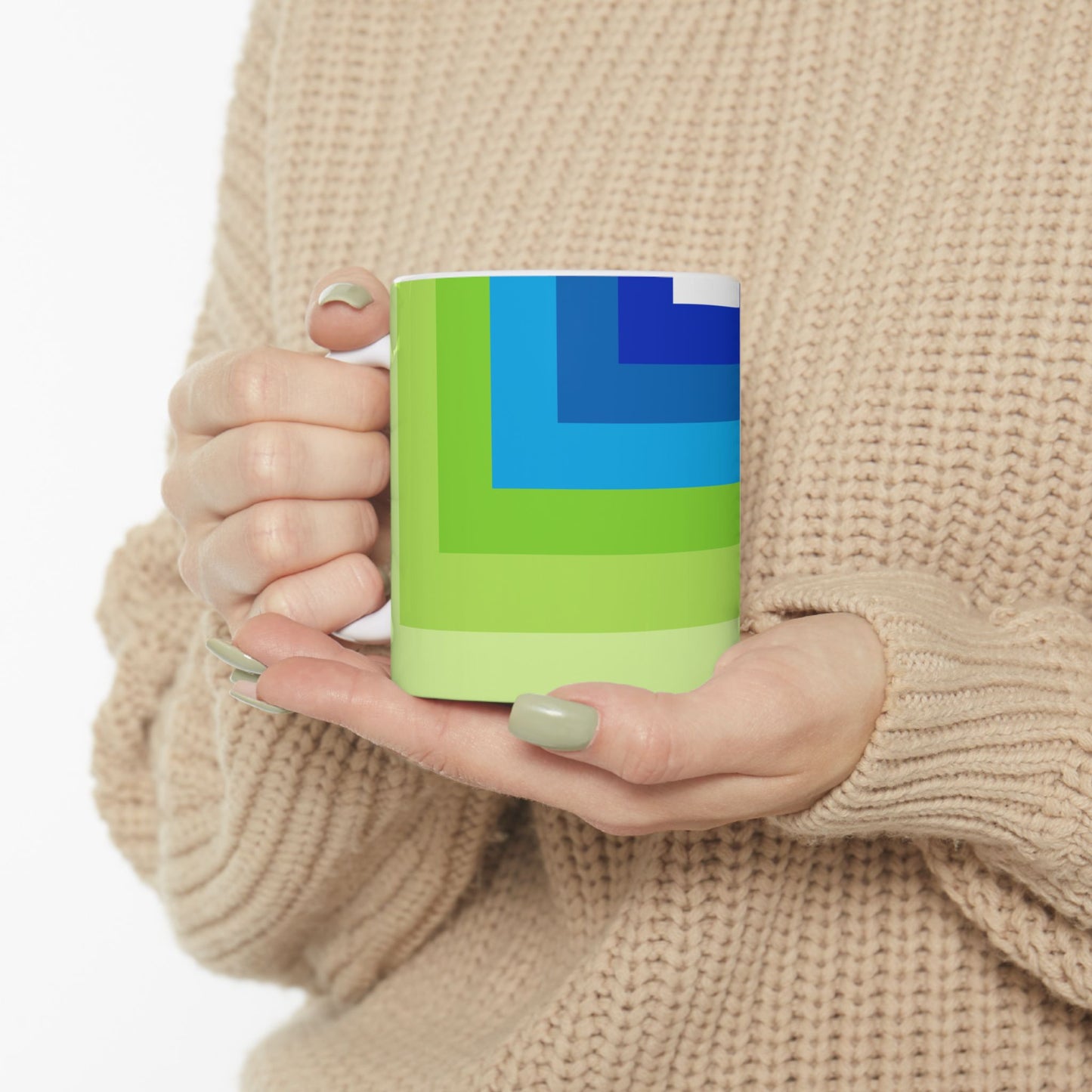 Geo Art Mug – Bold Color, Daily Joy