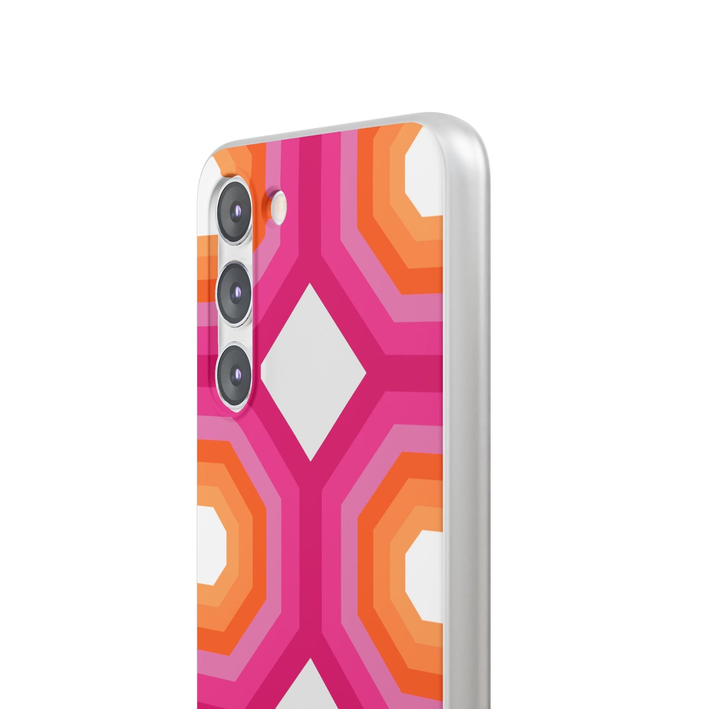 Stylish Geometric Phone Case, Flexible Phone Cover, Unique Modern Design, Perfect Gift, Trendy Accessory, Eco-Friendly Case