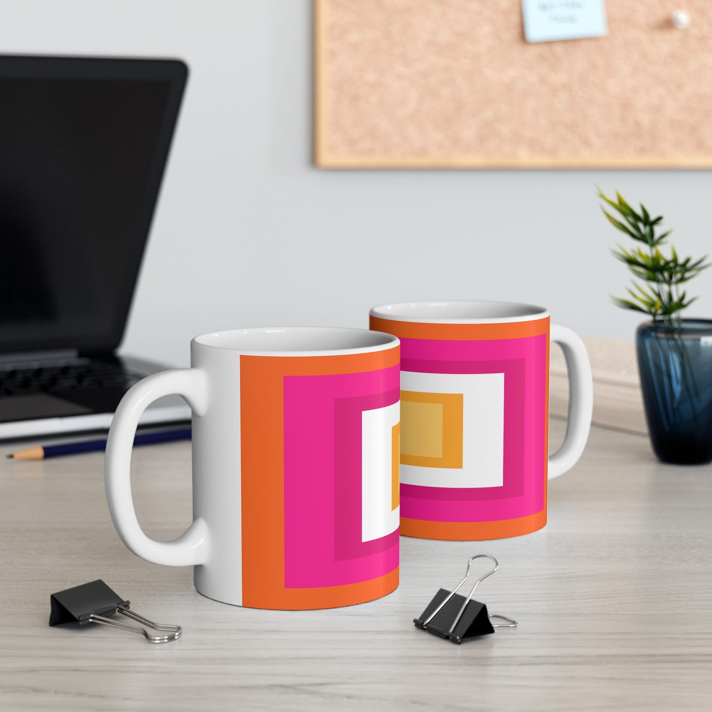 Geo Art Mug – Bold Color, Daily Joy