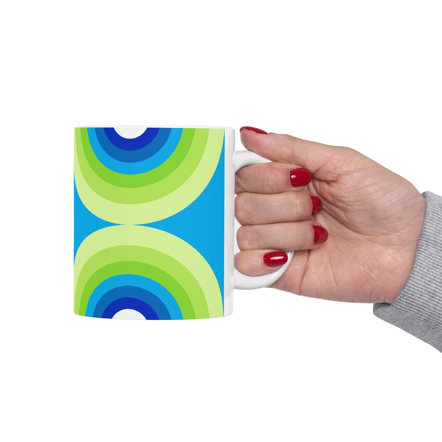 Geo Art Mug – Bold Color, Daily Joy