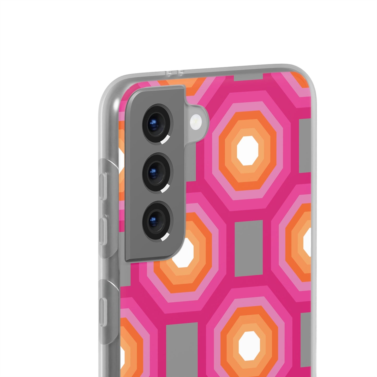 Stylish Geometric Phone Case, Flexible Phone Cover, Unique Modern Design, Perfect Gift, Trendy Accessory, Eco-Friendly Case