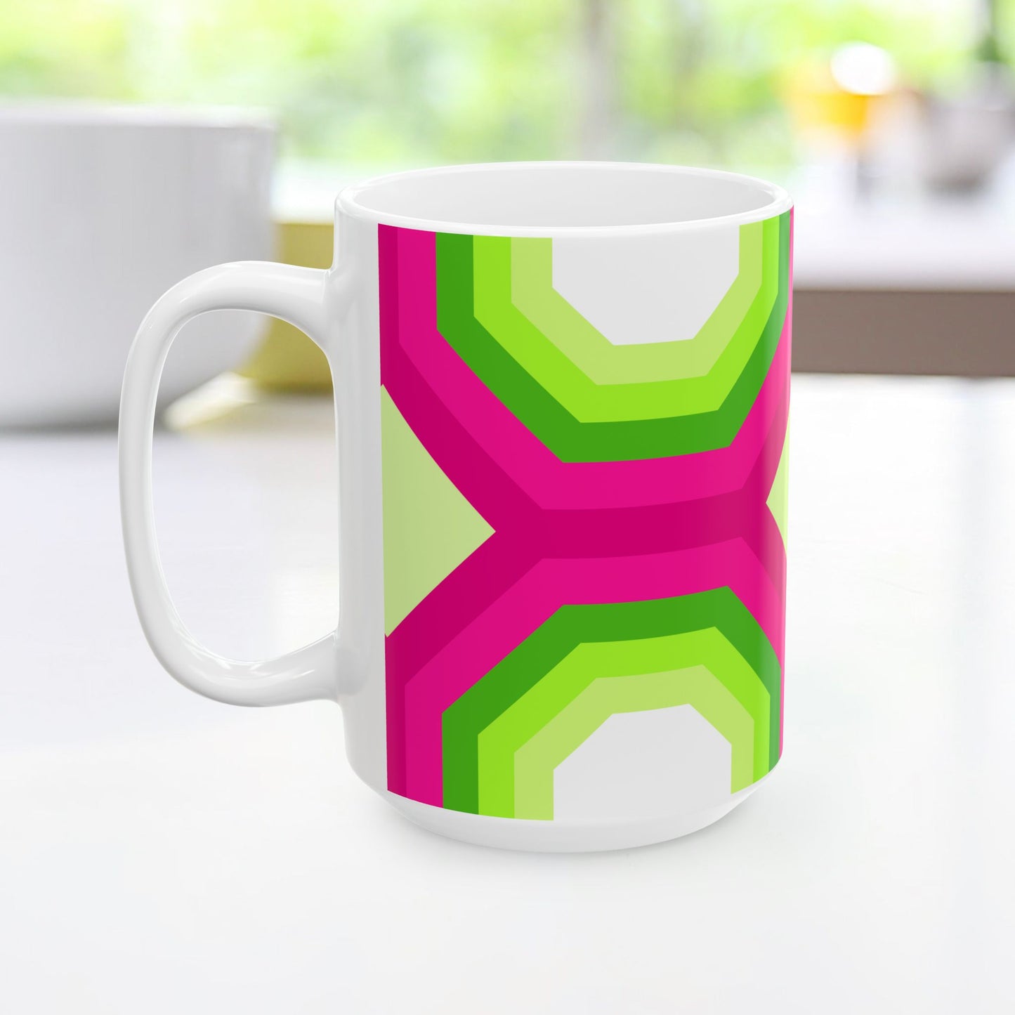 Geo Art Mug – Bold Color, Daily Joy