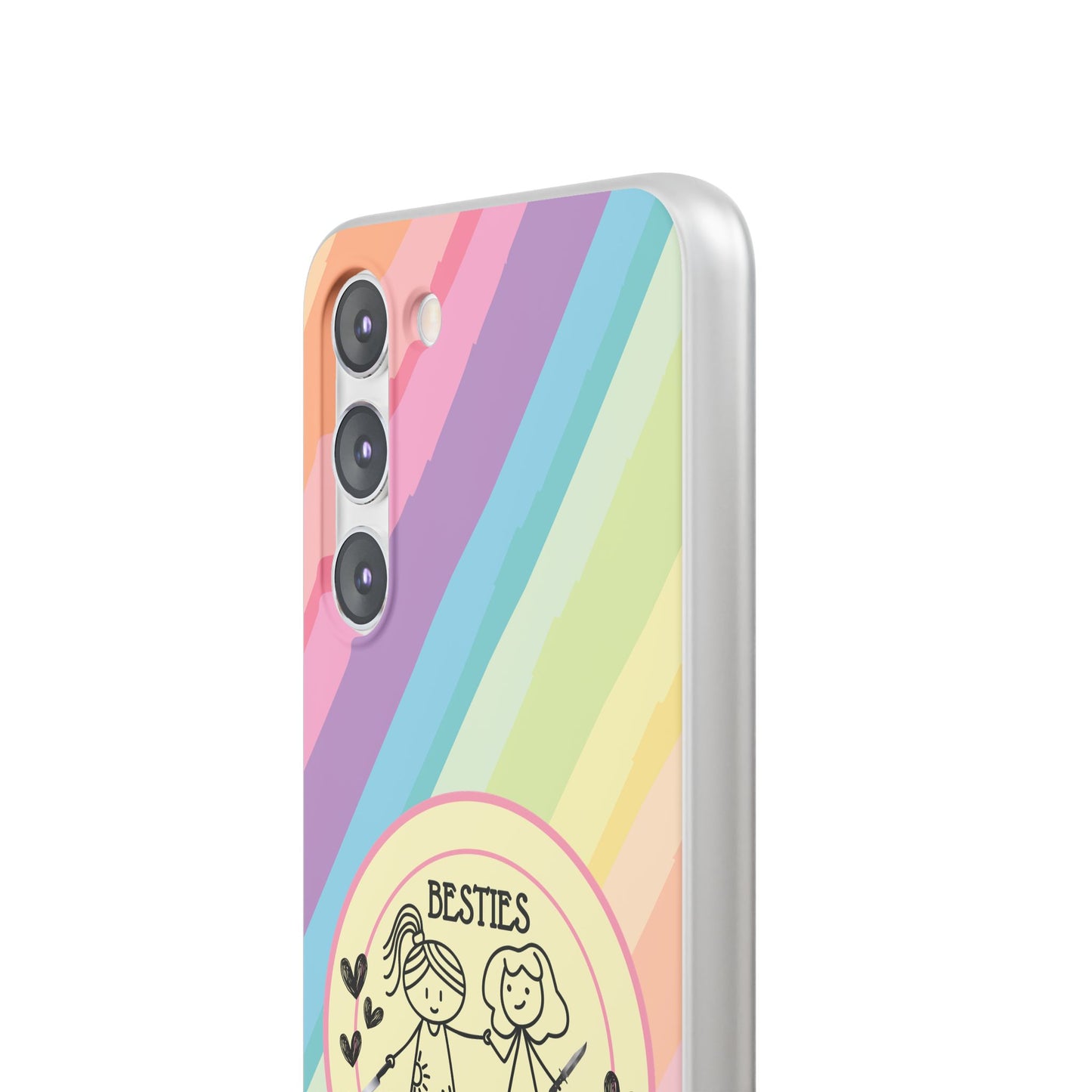 Phone Cases - Pastels Besties Ride or Die | "I'd Cut a Bitch for You"
