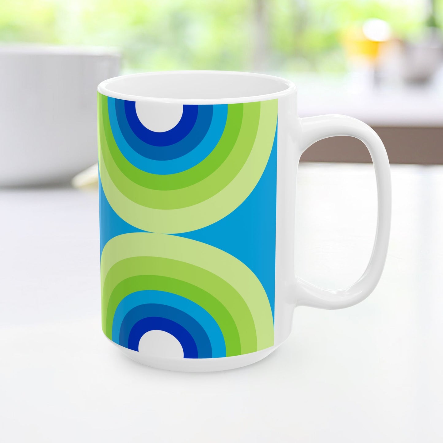 Geo Art Mug – Bold Color, Daily Joy