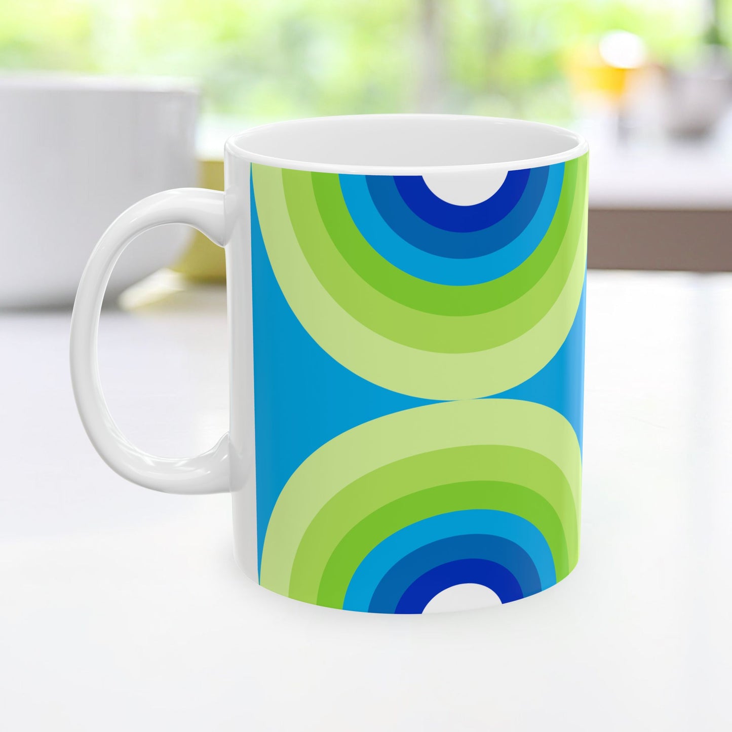 Geo Art Mug – Bold Color, Daily Joy