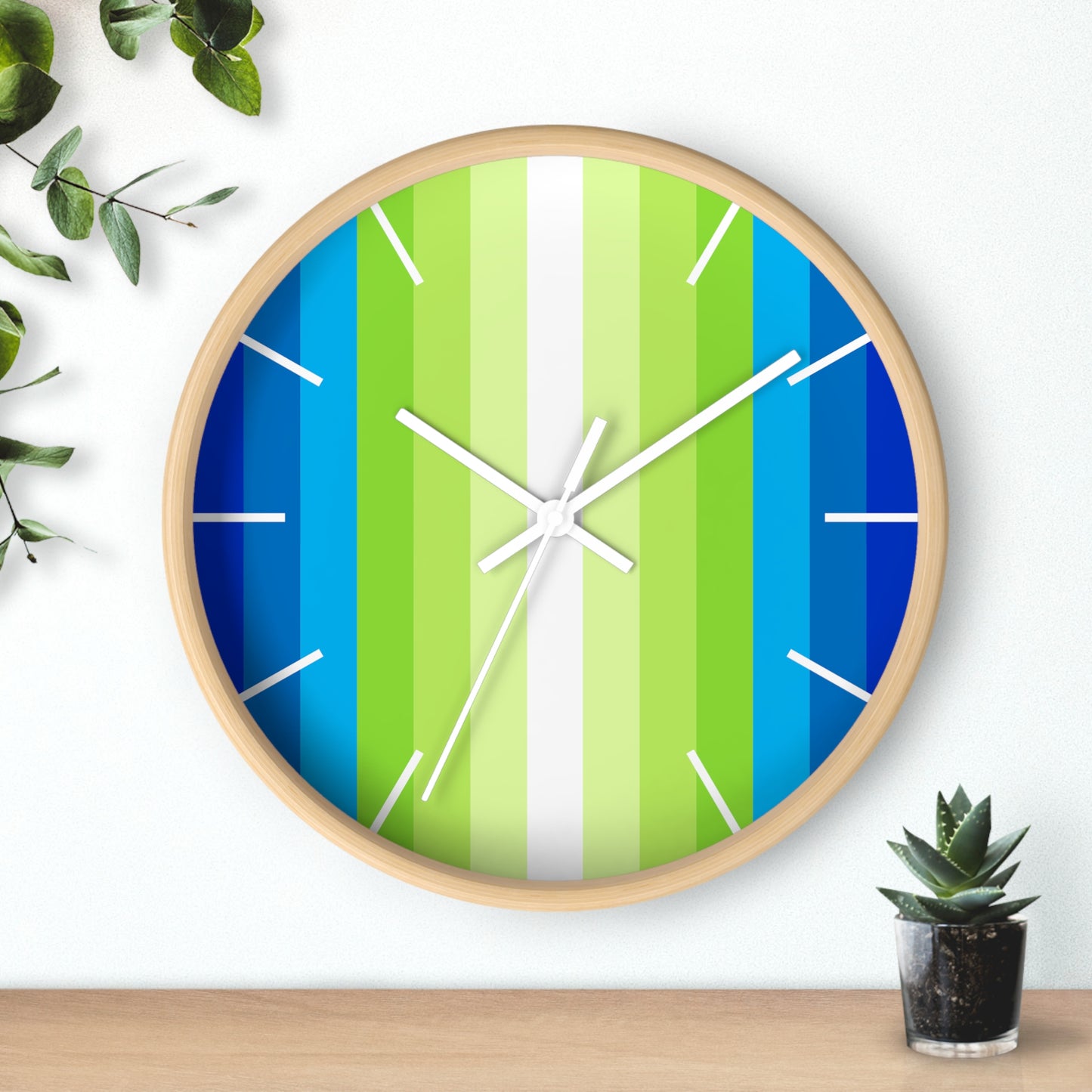 Geometric Art Wall Clock | Bold, Modern, and Right on Time