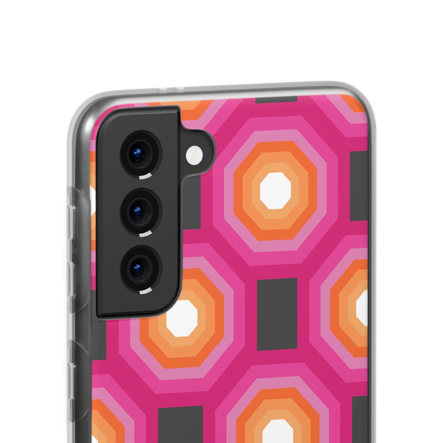 Stylish Geometric Phone Case, Flexible Phone Cover, Unique Modern Design, Perfect Gift, Trendy Accessory, Eco-Friendly Case