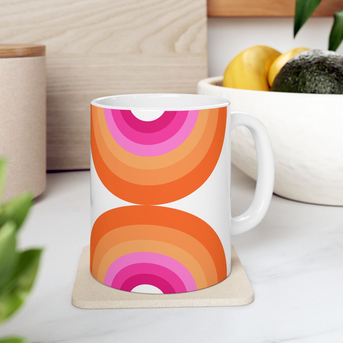Geo Art Mug – Bold Color, Daily Joy