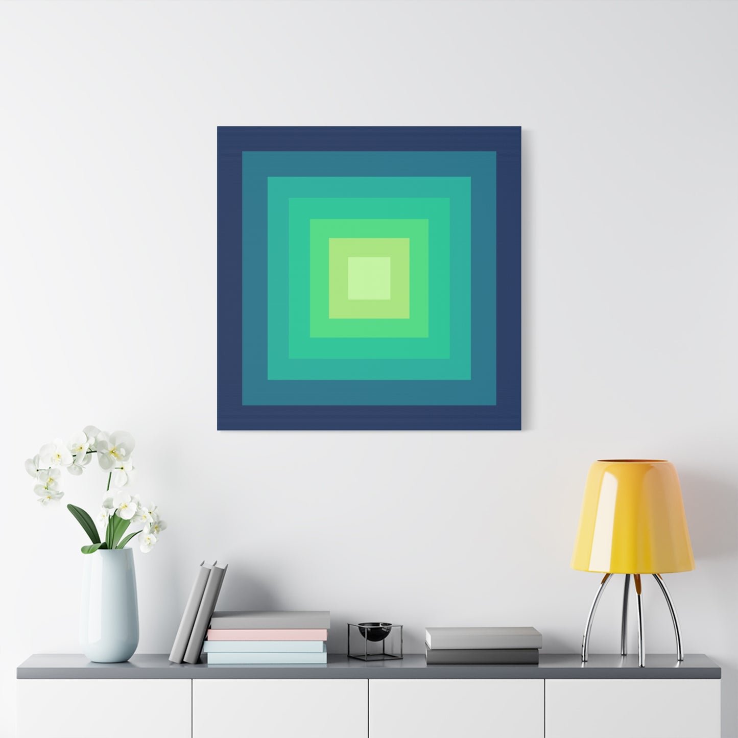 Modern Geometric Canvas Art | Bold Colors, Clean Lines, Creative Energy