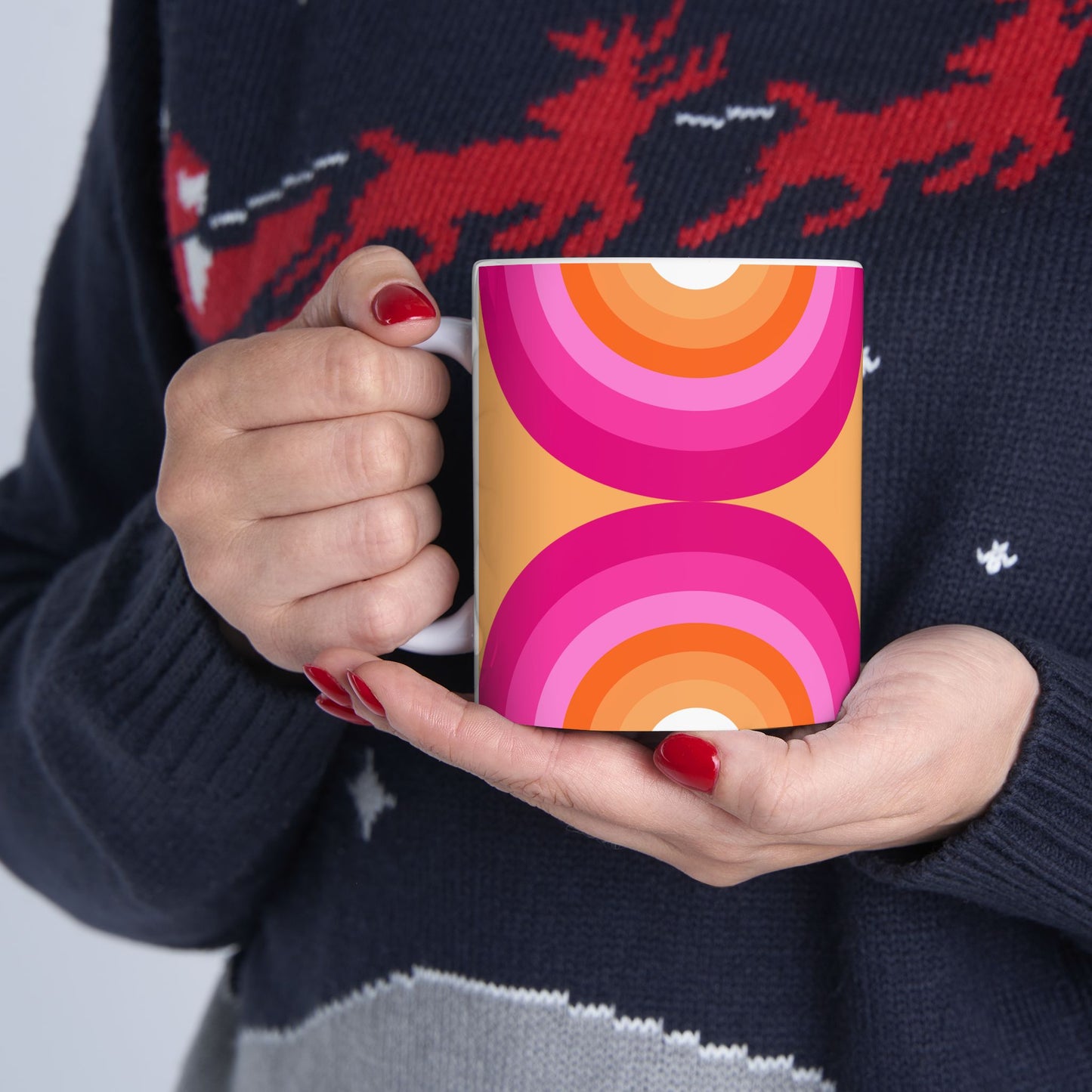 Geo Art Mug – Bold Color, Daily Joy
