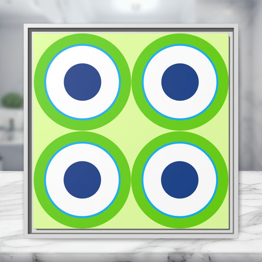 Copy of Modern Framed Geometric Canvas Art | Bold Color Meets Clean Framing