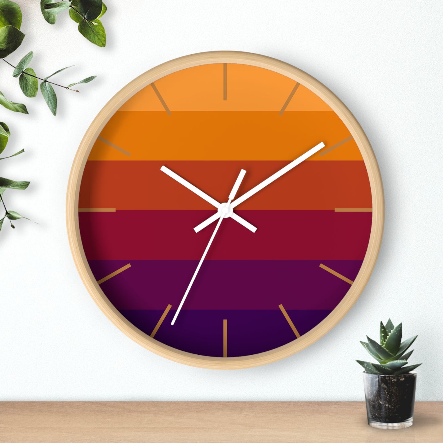Geometric Art Wall Clock | Bold, Modern, and Right on Time