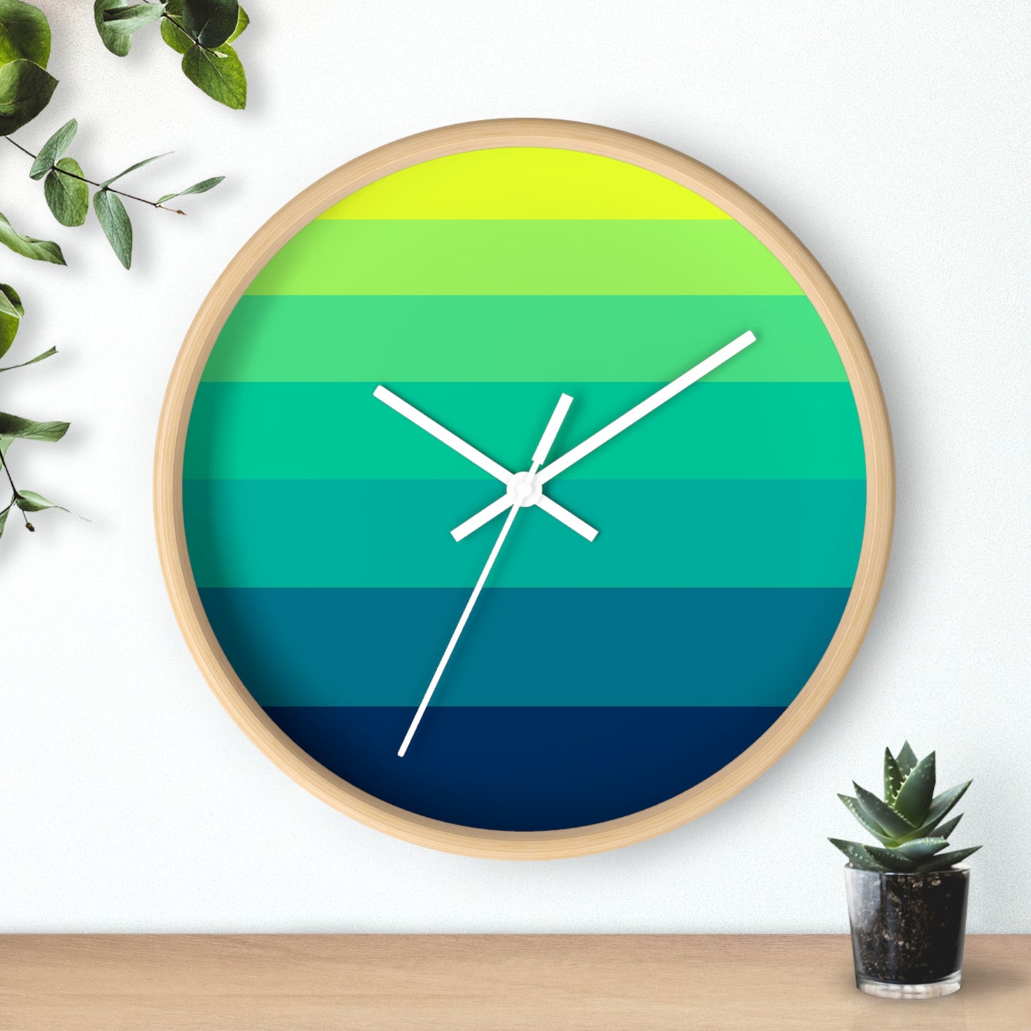 Geometric Art Wall Clock | Bold, Modern, and Right on Time