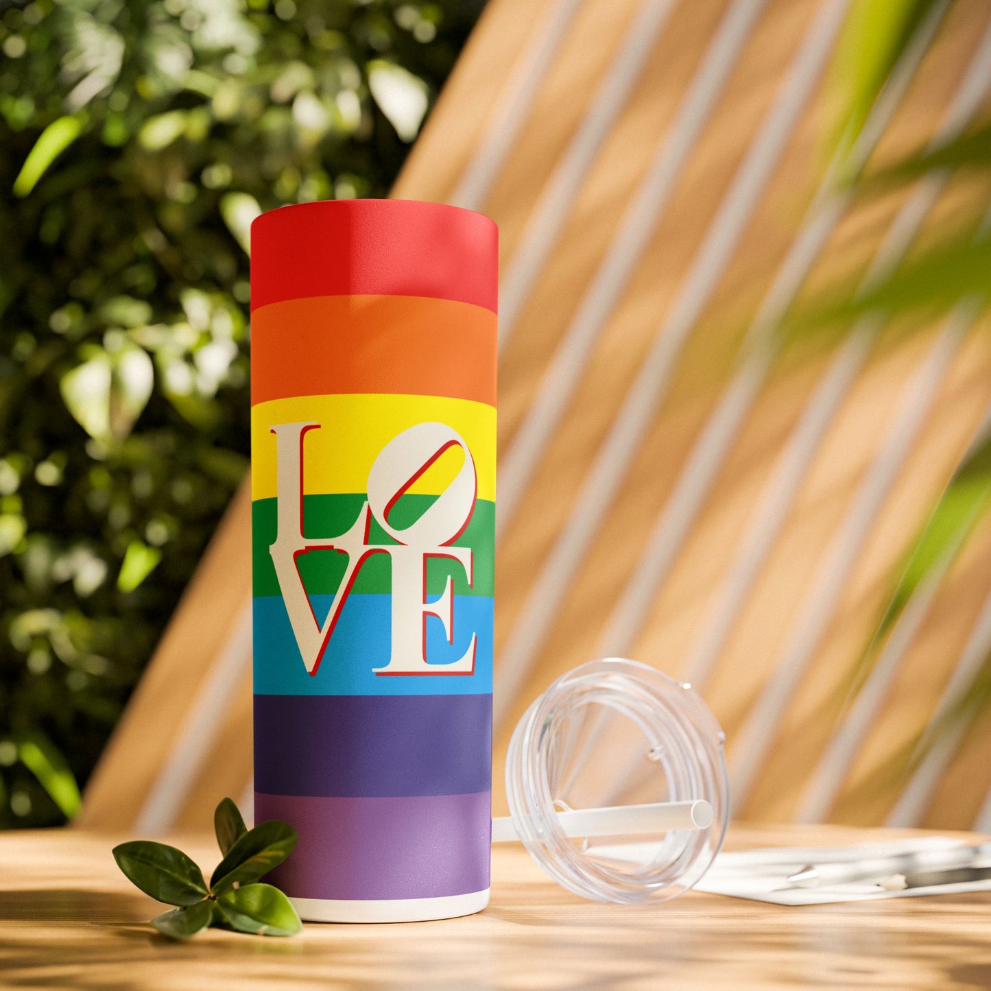 Vibrant. Versatile. Totally Sippable. – 20 oz Skinny Travel Tumbler with Straw