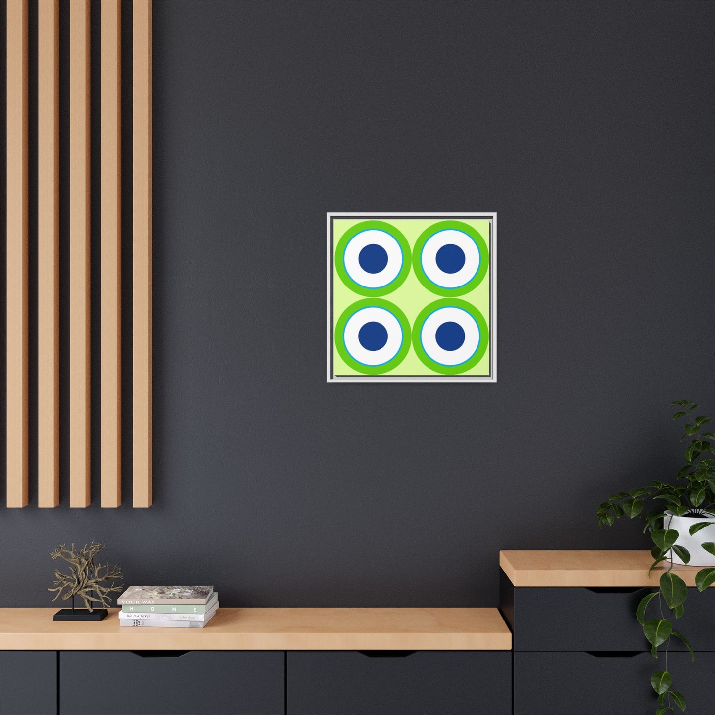 Copy of Modern Framed Geometric Canvas Art | Bold Color Meets Clean Framing