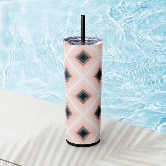 Vibrant. Versatile. Totally Sippable. – 20 oz Skinny Travel Tumbler with Straw