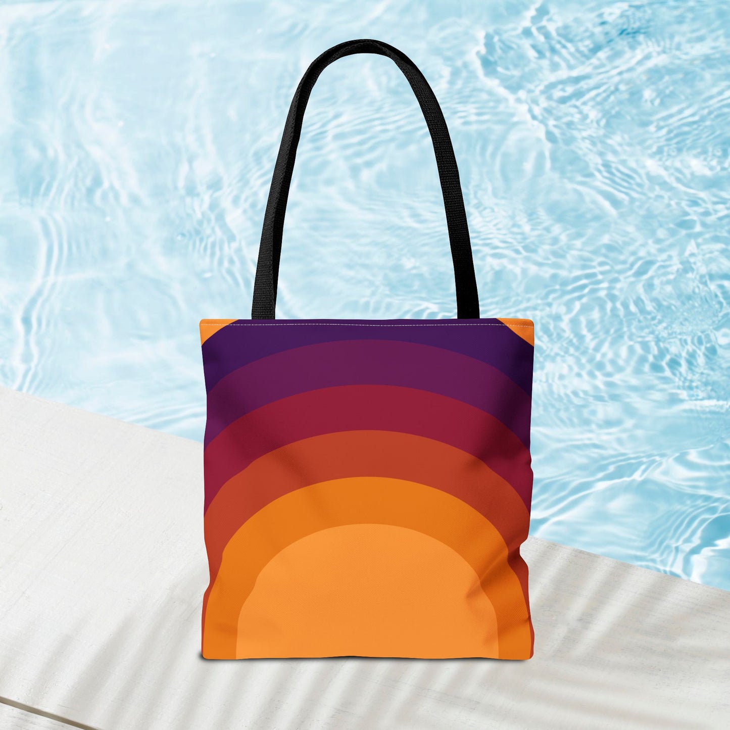 Geometric Art Tote Bag – 3 sizes | Bold lines. Vivid color. Retro