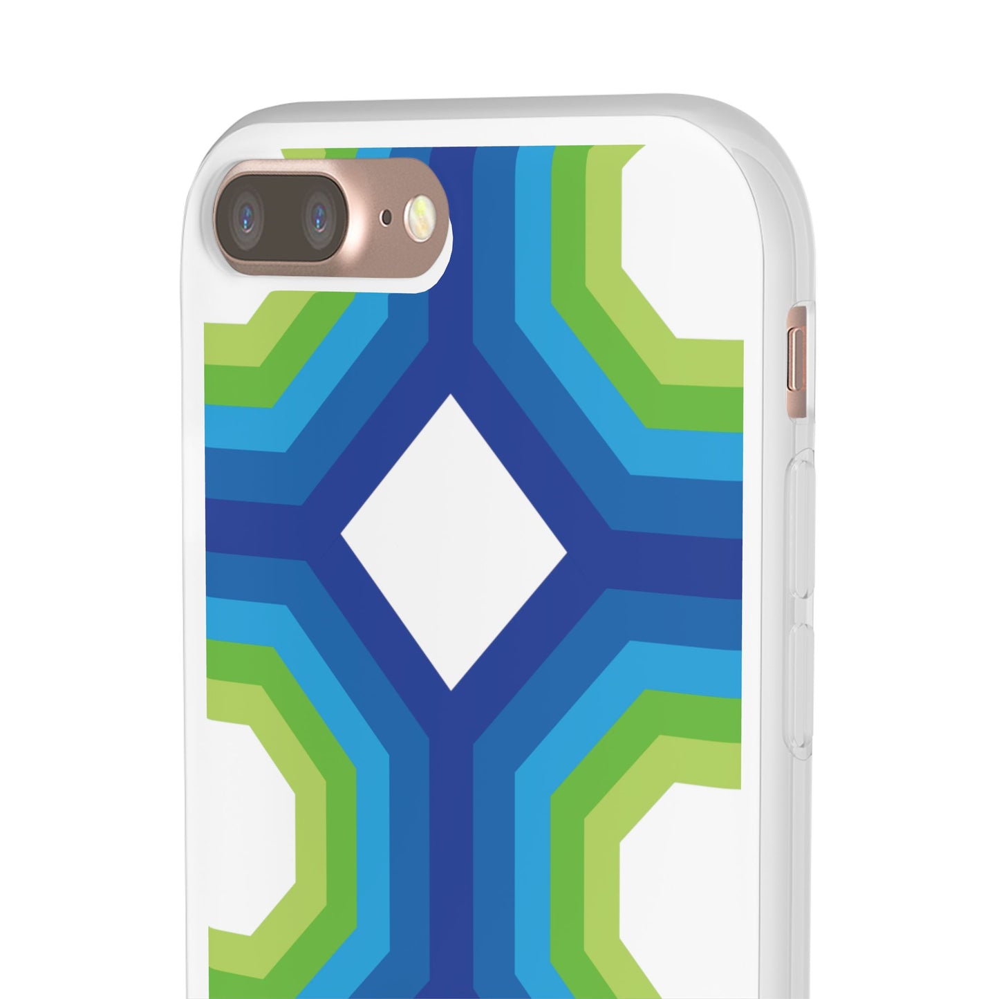 Stylish Geometric Phone Case, Flexible Phone Cover, Unique Modern Design, Perfect Gift, Trendy Accessory, Eco-Friendly Case