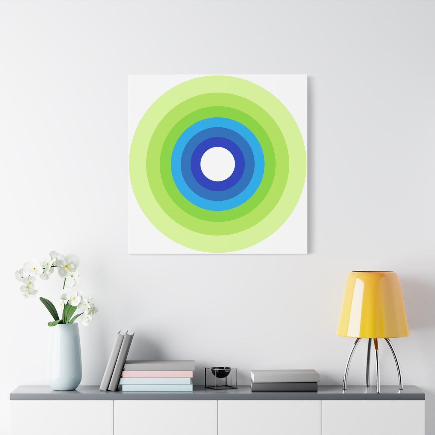 Modern Geometric Canvas Art | Bold Colors, Clean Lines, Creative Energy