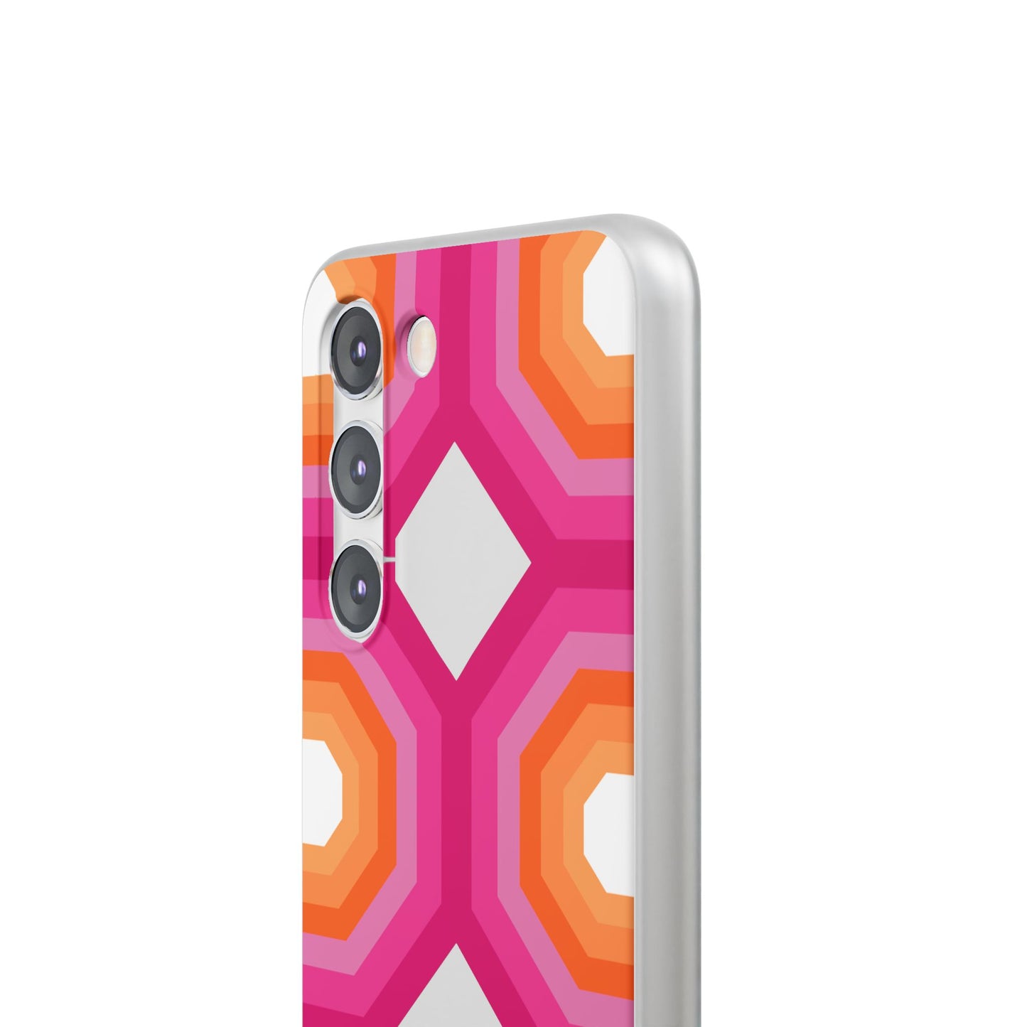 Stylish Geometric Phone Case, Flexible Phone Cover, Unique Modern Design, Perfect Gift, Trendy Accessory, Eco-Friendly Case