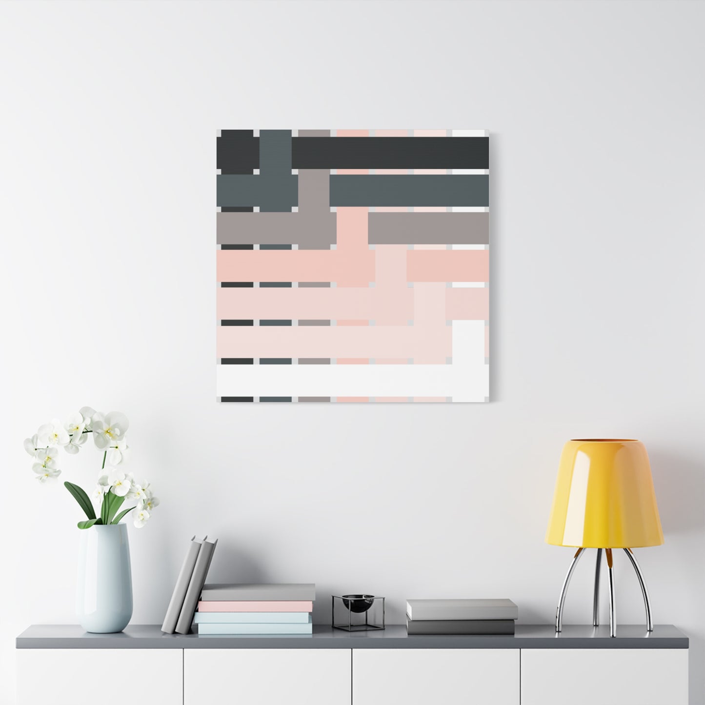 Modern Geometric Canvas Art | Bold Colors, Clean Lines, Creative Energy
