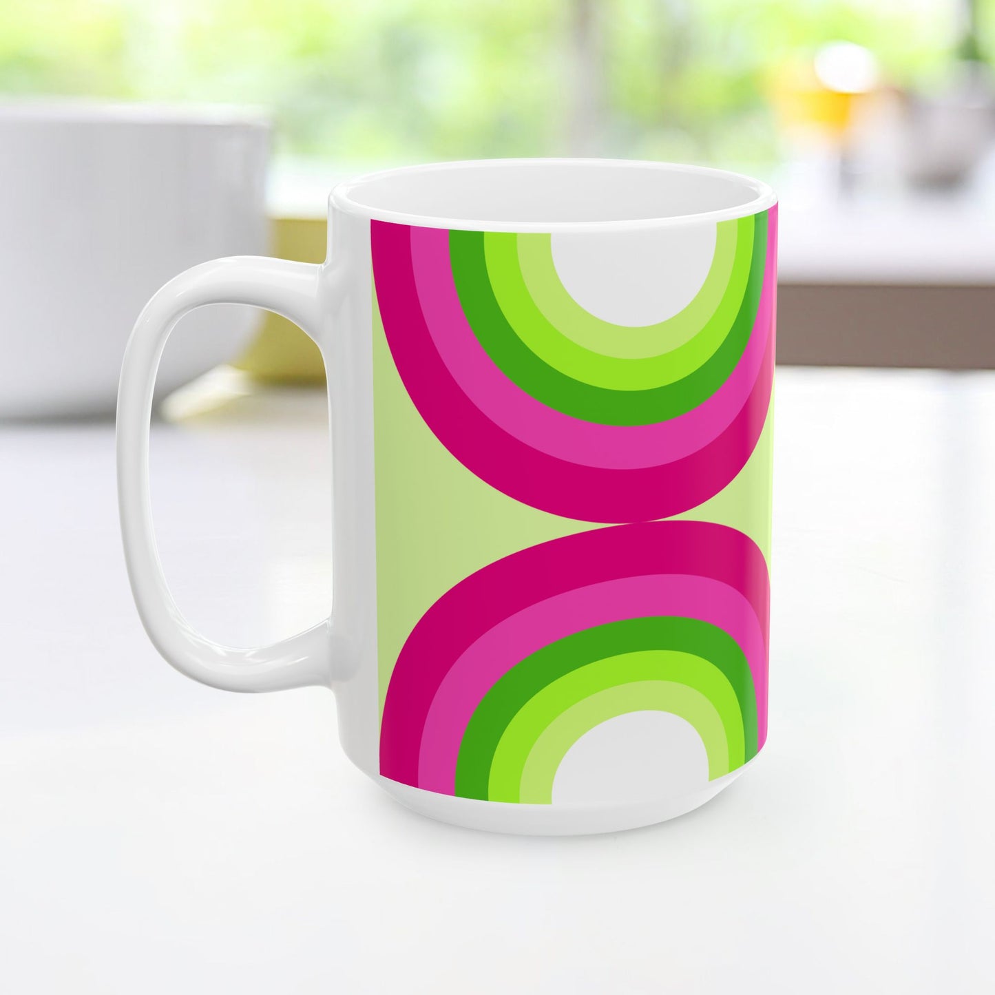 Geo Art Mug – Bold Color, Daily Joy