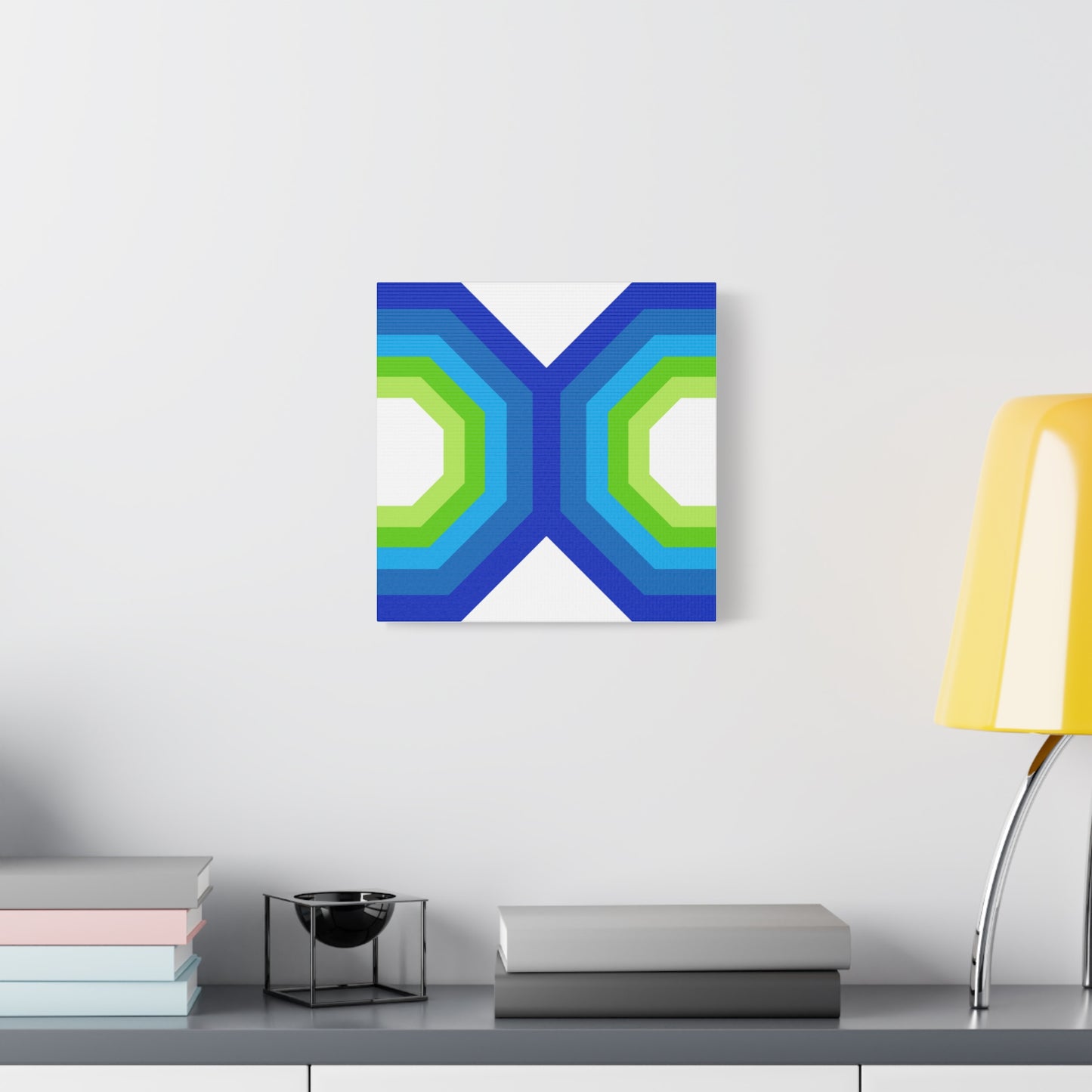 Modern Geometric Canvas Art | Bold Colors, Clean Lines, Creative Energy