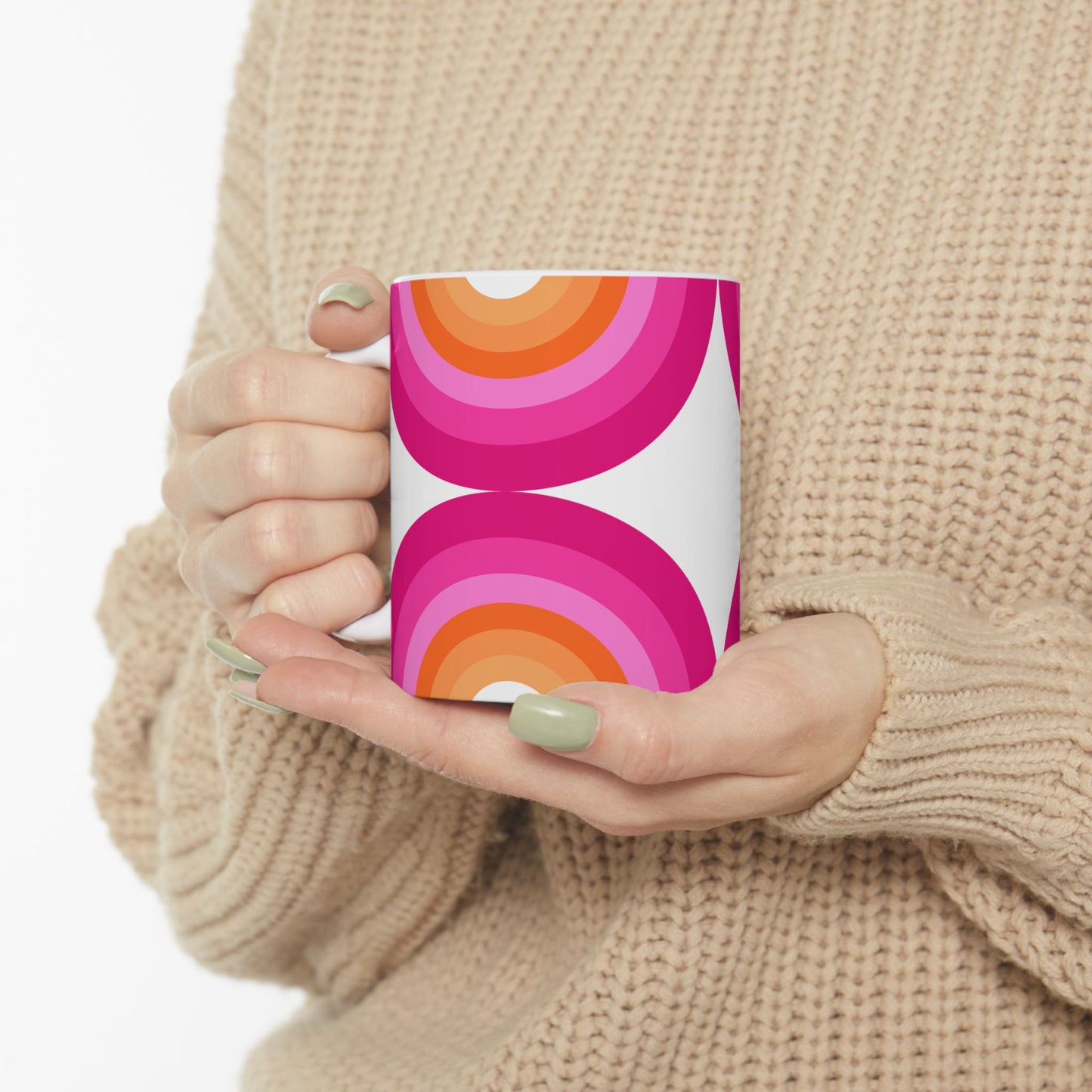 Geo Art Mug – Bold Color, Daily Joy