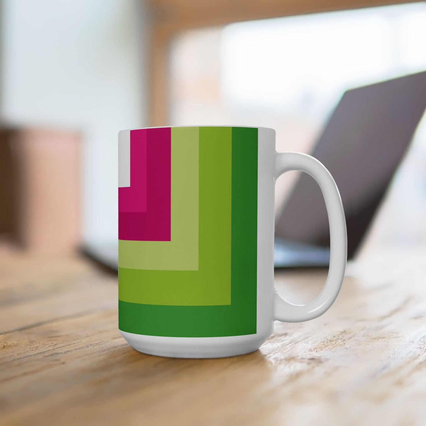 Geo Art Mug – Bold Color, Daily Joy