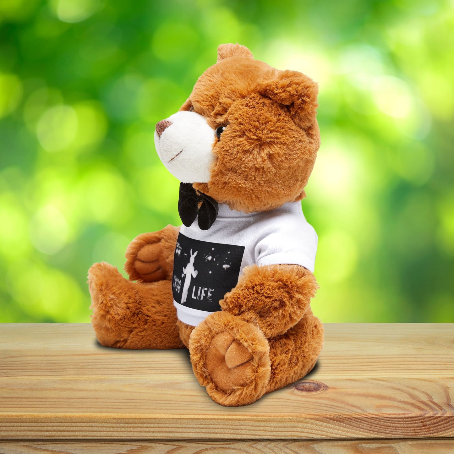 Funny “Thug Life” Teddy Bear – Hilarious Plush Toy with Attitude & Bow Tie