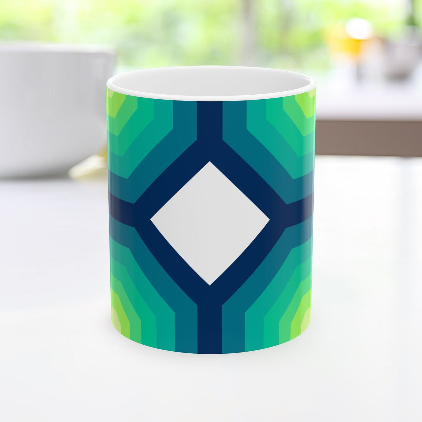 Geo Art Mug – Bold Color, Daily Joy