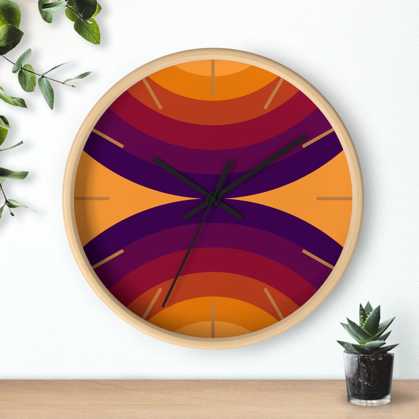 Geometric Art Wall Clock | Bold, Modern, and Right on Time
