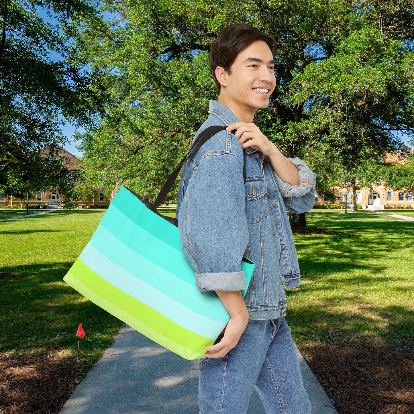 Geo Art XL Tote — XL Tote Bag | Carry-All | Bold Design. Spacious Style. Retro-Boho Vibes.