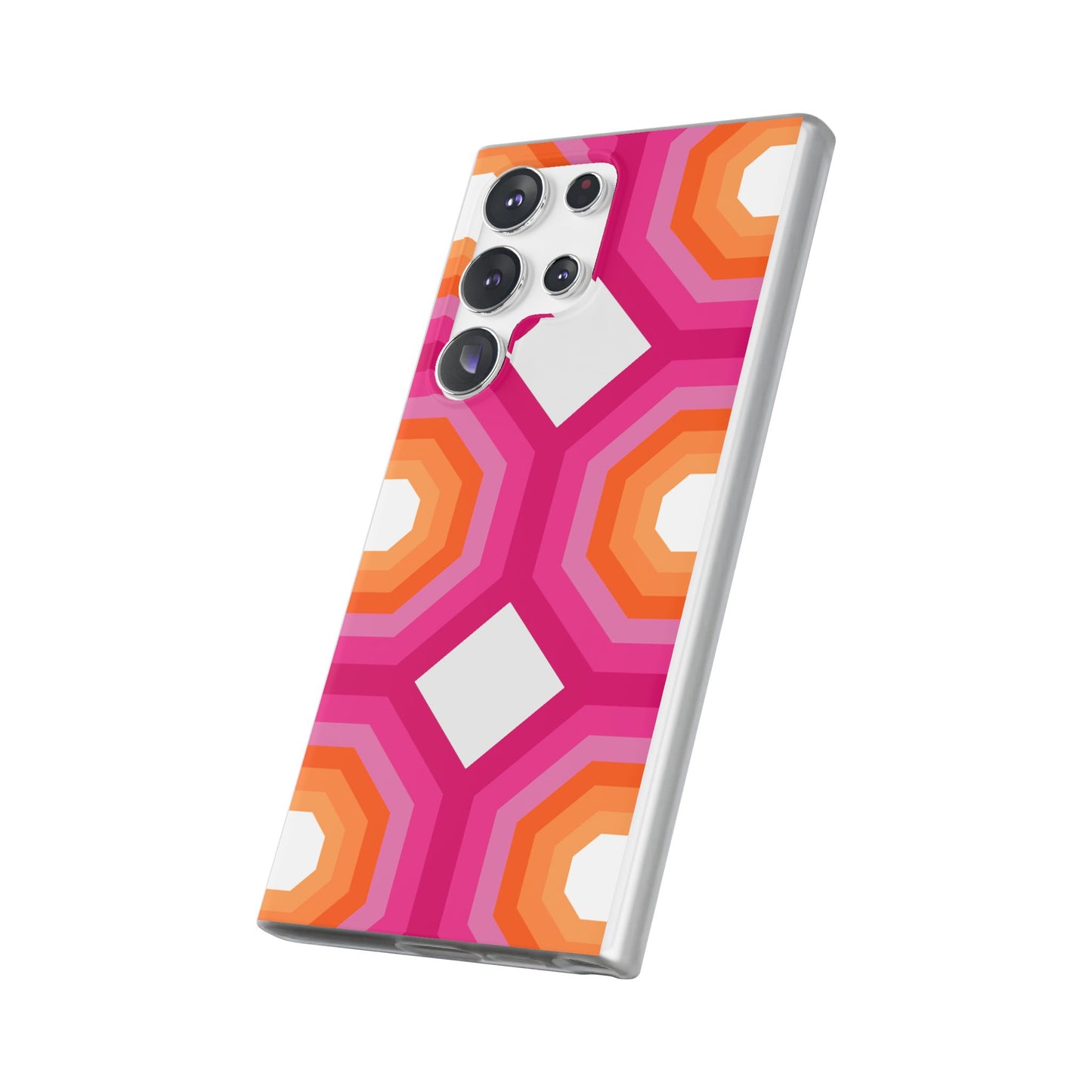 Stylish Geometric Phone Case, Flexible Phone Cover, Unique Modern Design, Perfect Gift, Trendy Accessory, Eco-Friendly Case