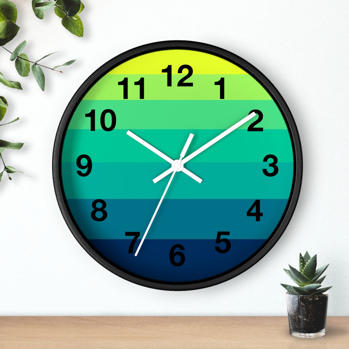 Geometric Art Wall Clock | Bold, Modern, and Right on Time