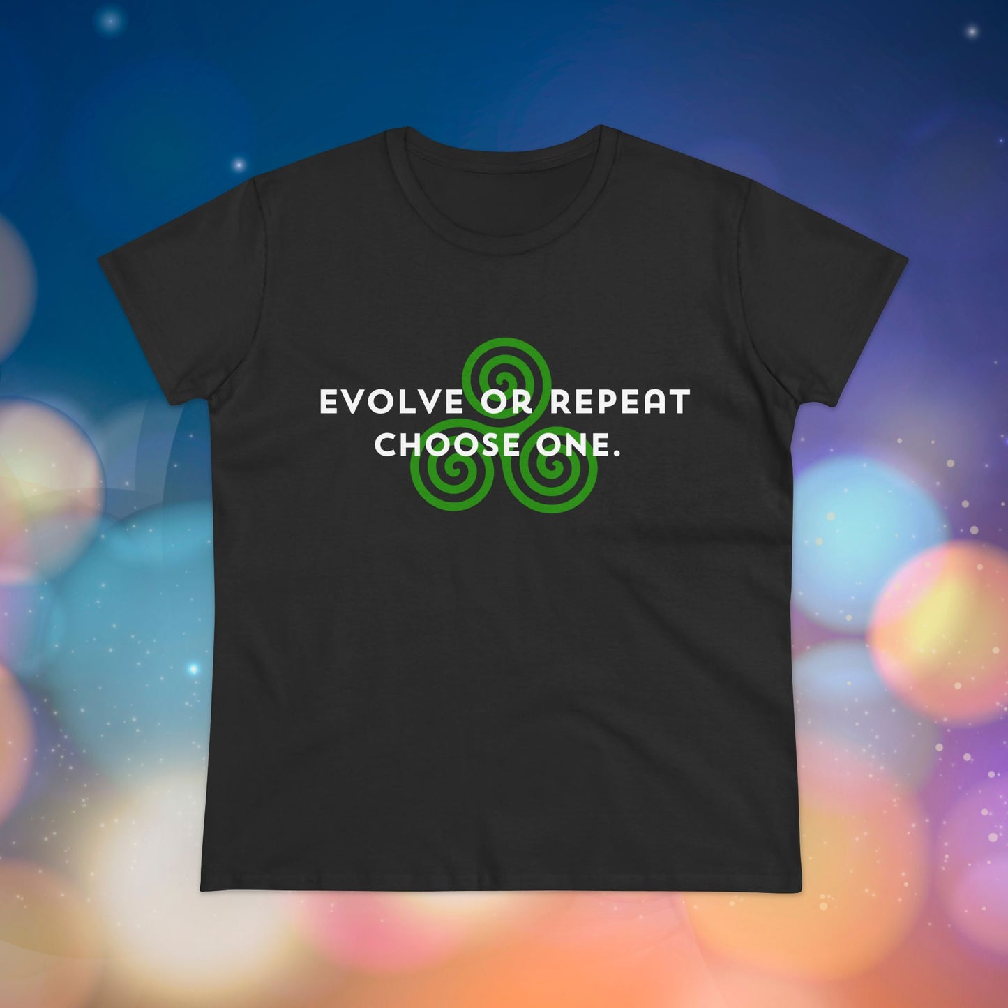 Reincarnation Cycle Women's Tee, Seeker Healer Spiritual Shirt, Path of Personal