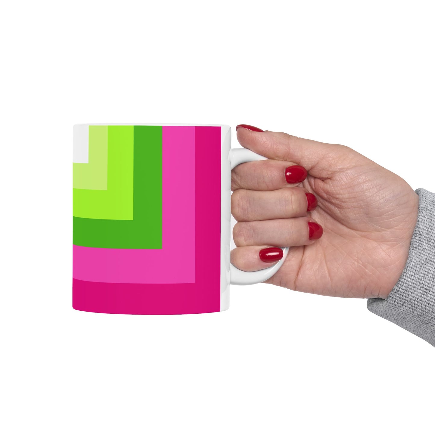 Geo Art Mug – Bold Color, Daily Joy