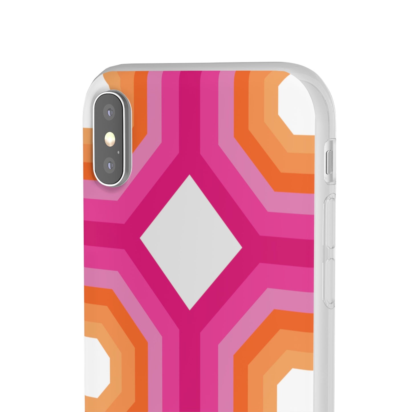 Stylish Geometric Phone Case, Flexible Phone Cover, Unique Modern Design, Perfect Gift, Trendy Accessory, Eco-Friendly Case