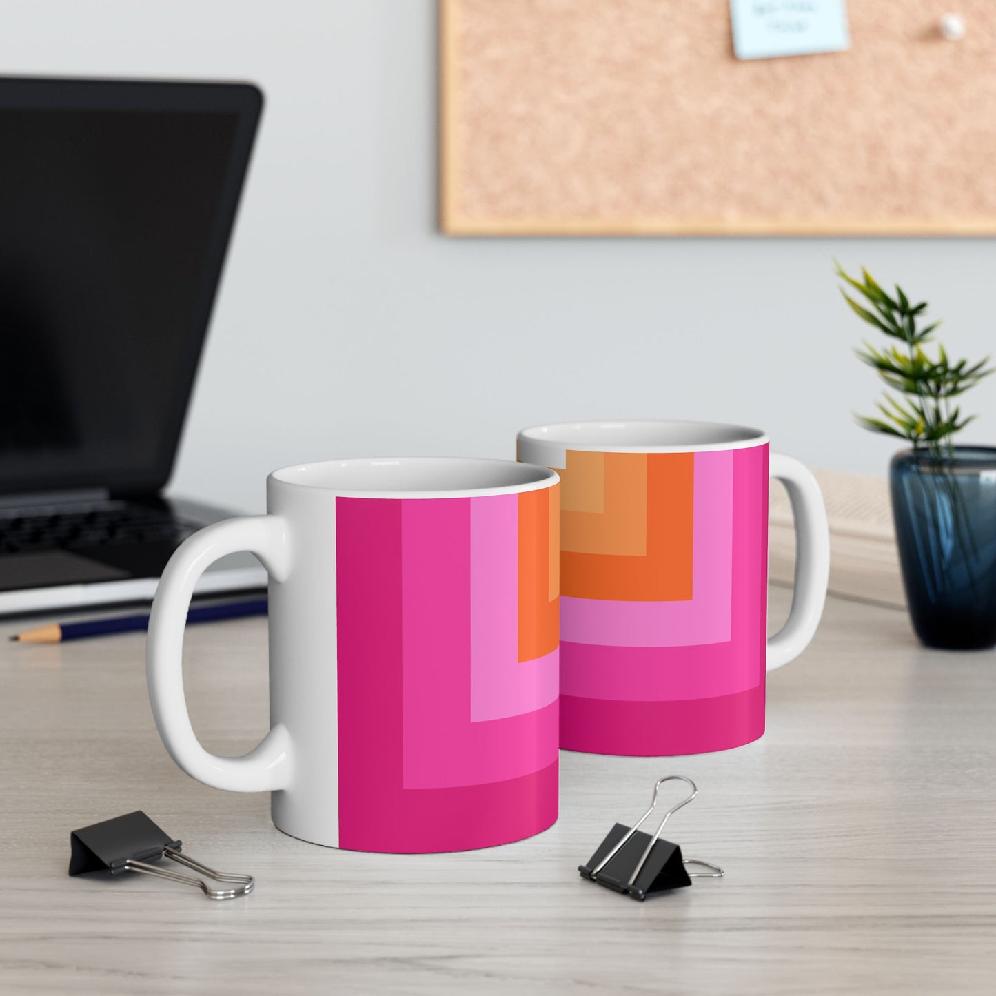 Geo Art Mug – Bold Color, Daily Joy