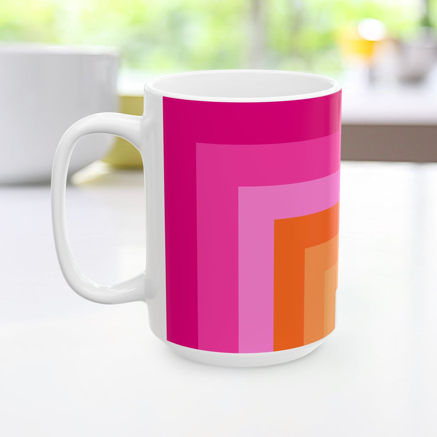 Geo Art Mug – Bold Color, Daily Joy